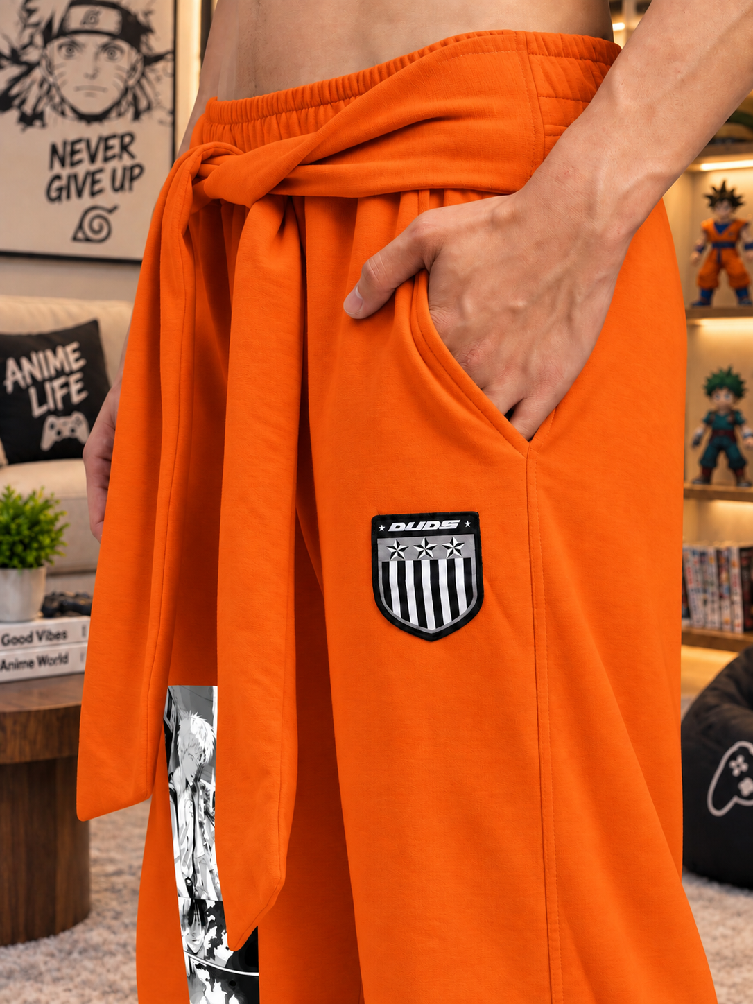 CHILL GRAPHIC JOGGERS ORANGE