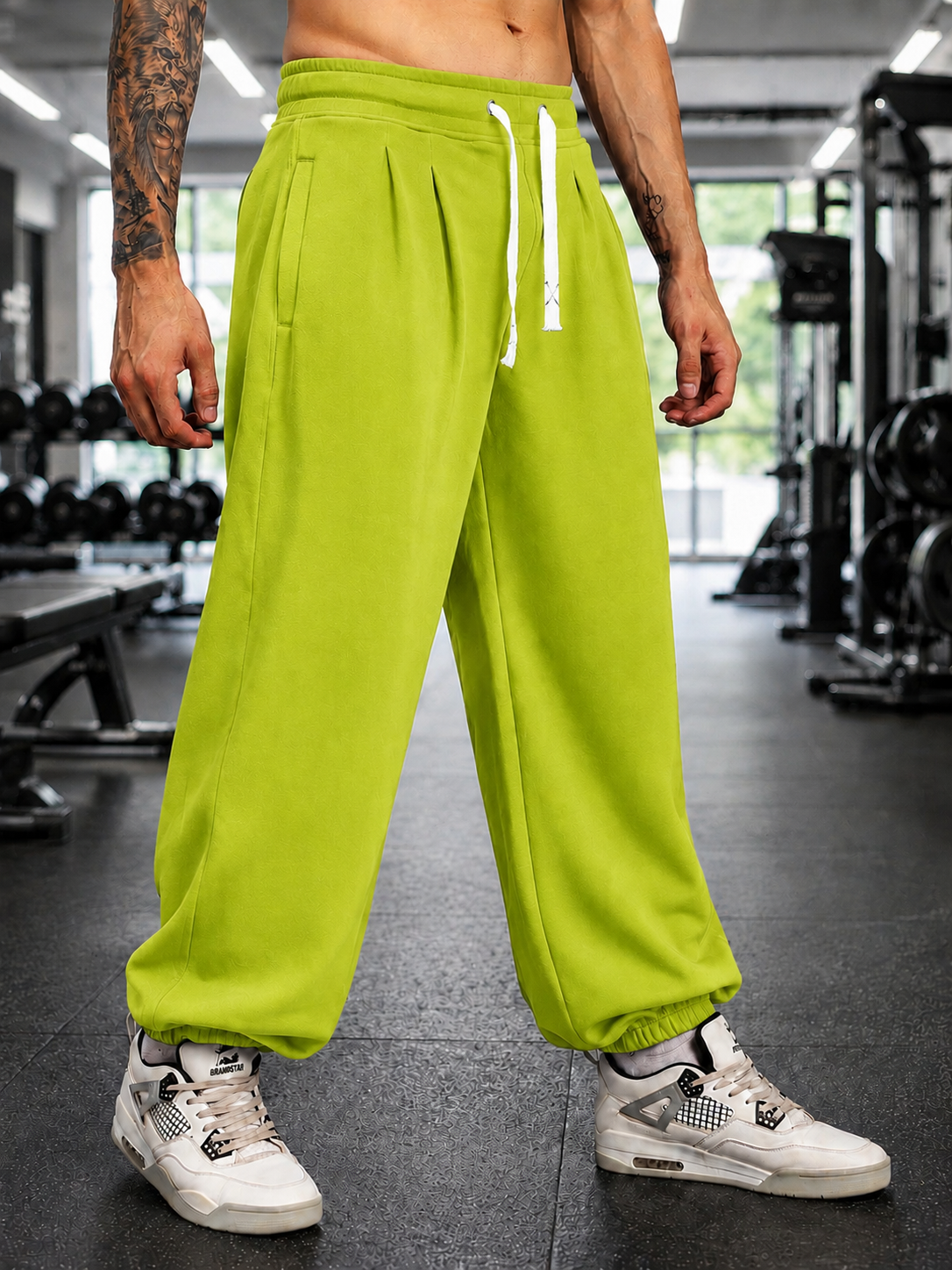 COOLFIT BAGGY LOOSE FIT JOGGER NEON GREEN