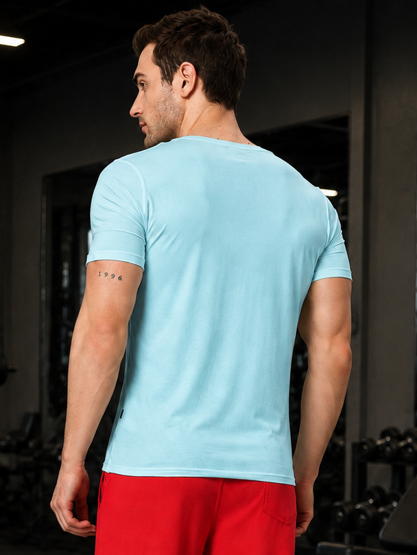 RICKY REGULAR FIT T-SHIRT SKY BLUE