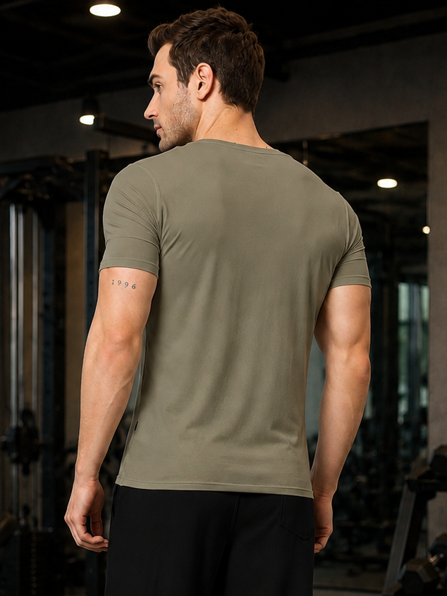 RICKY REGULAR FIT T-SHIRT SAGE GREEN