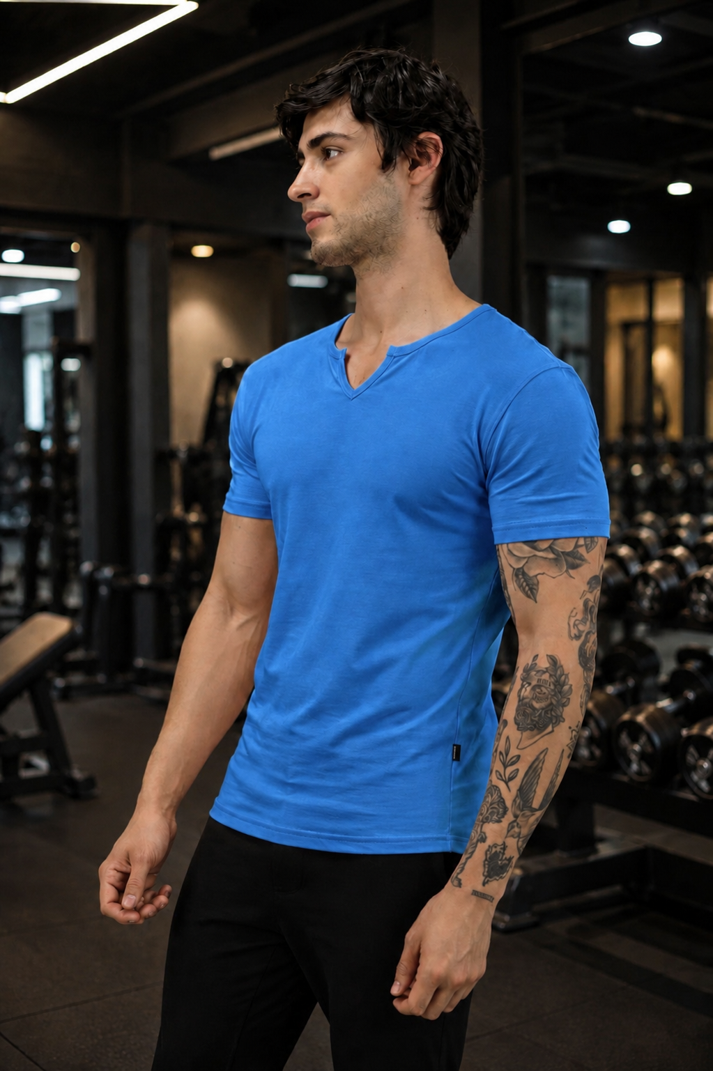 VIKING REGULAR FIT T-SHIRT ROYAL BLUE
