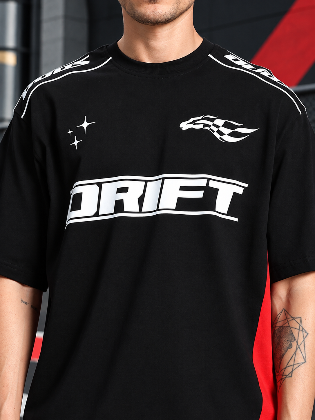 DRIFT OVER-SIZED T-SHIRT BLACK