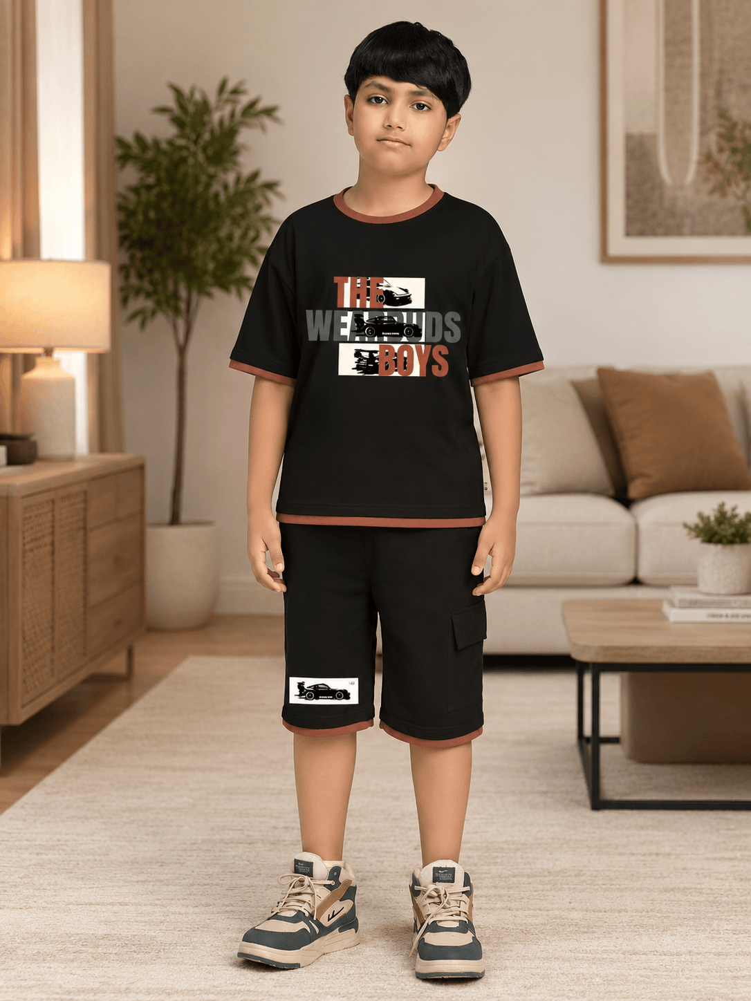 SPEED CLUB SET CO-ORD FOR BOYS GIRLS BLACK
