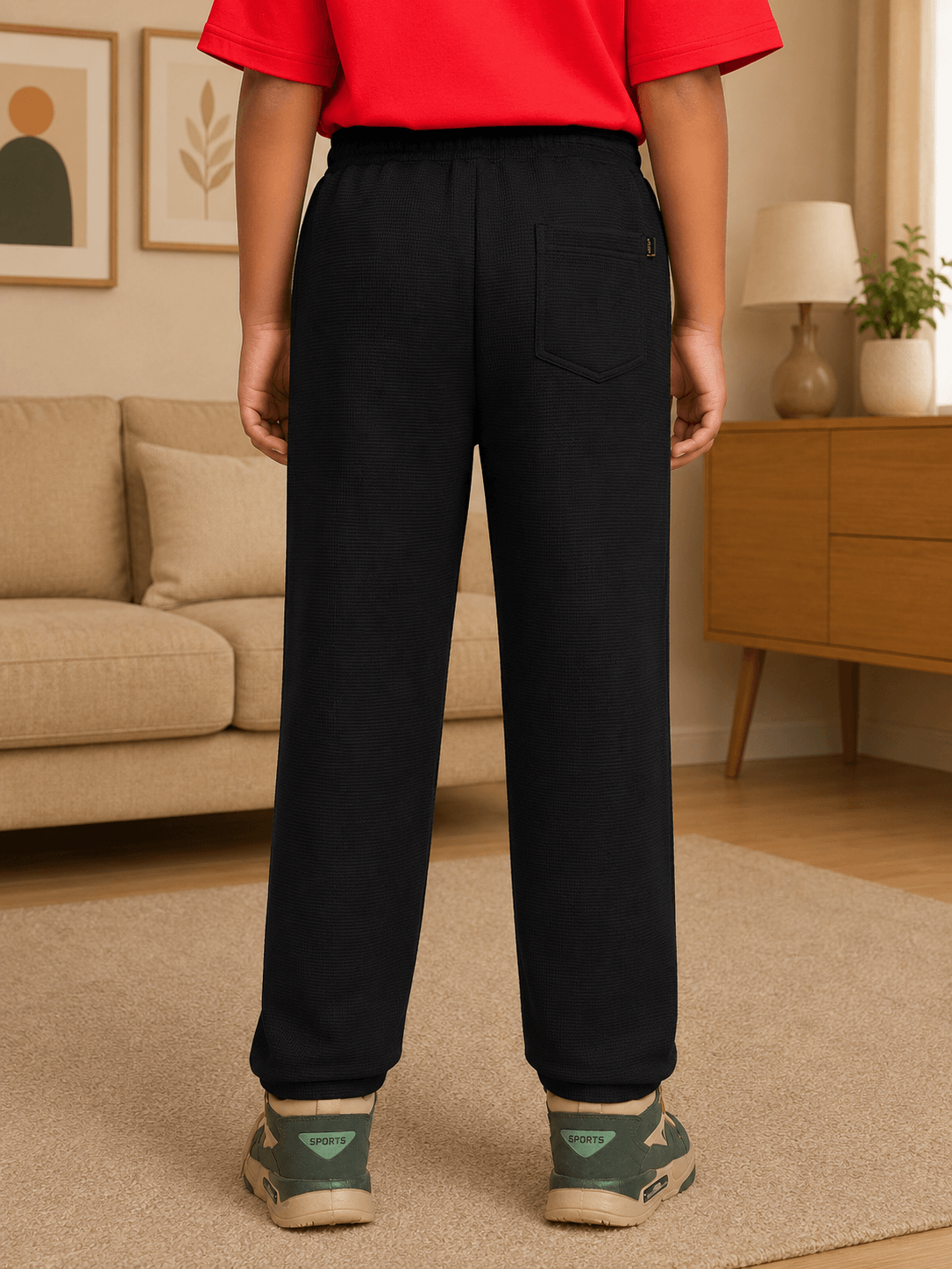 COMIC STREET JOGGER FOR BOYS GIRLS BLACK