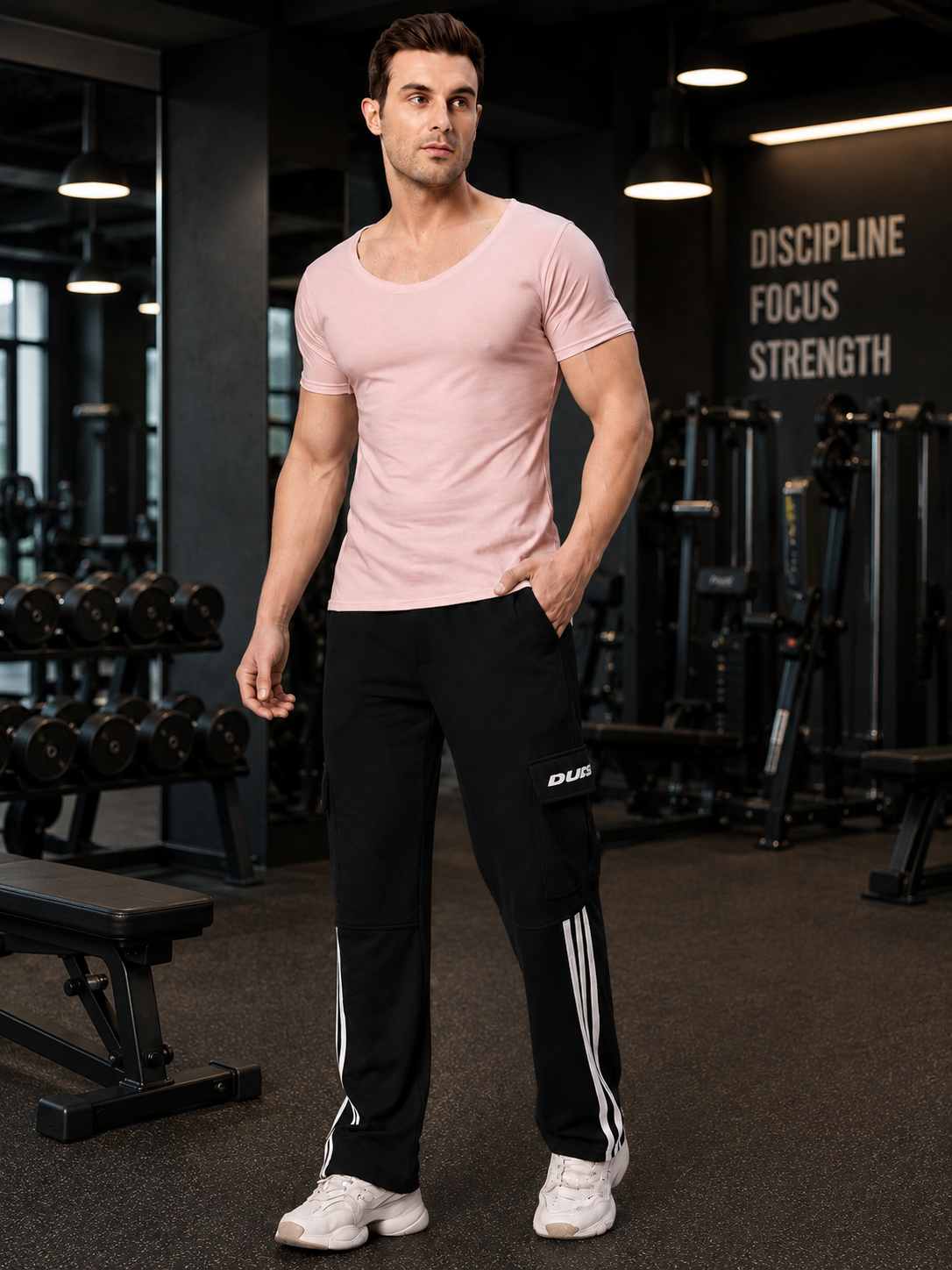 RICKY REGULAR FIT T-SHIRT BABY PINK
