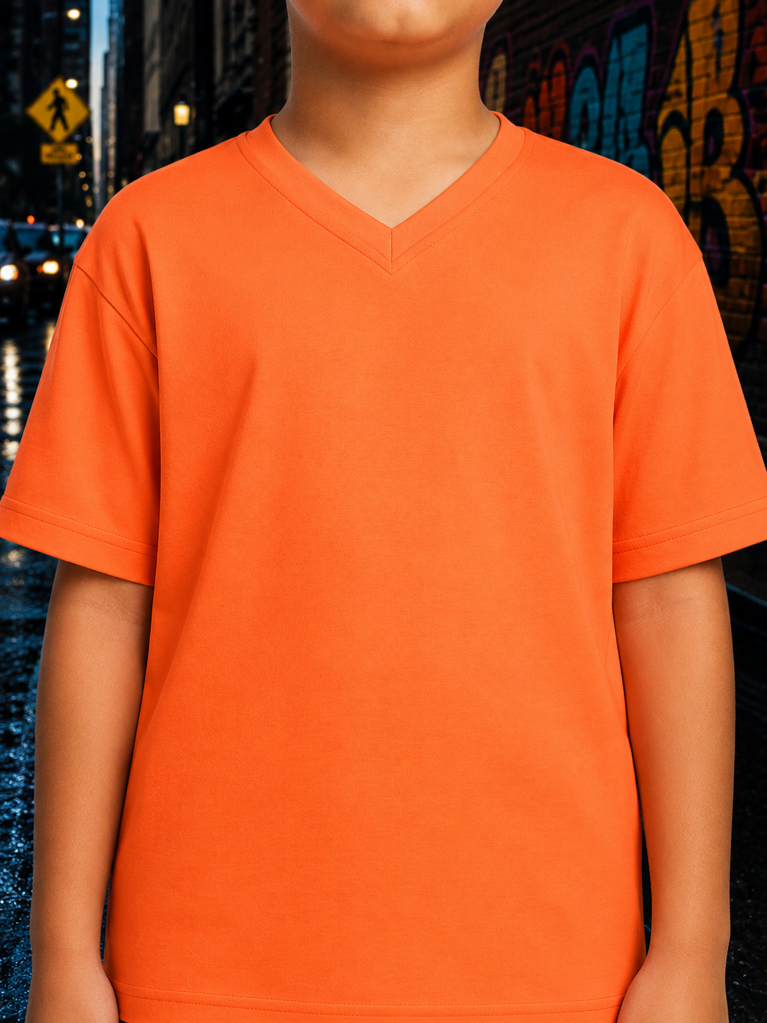 COOLFIT CO-ORD FOR BOYS GIRLS ORANGE BLUE