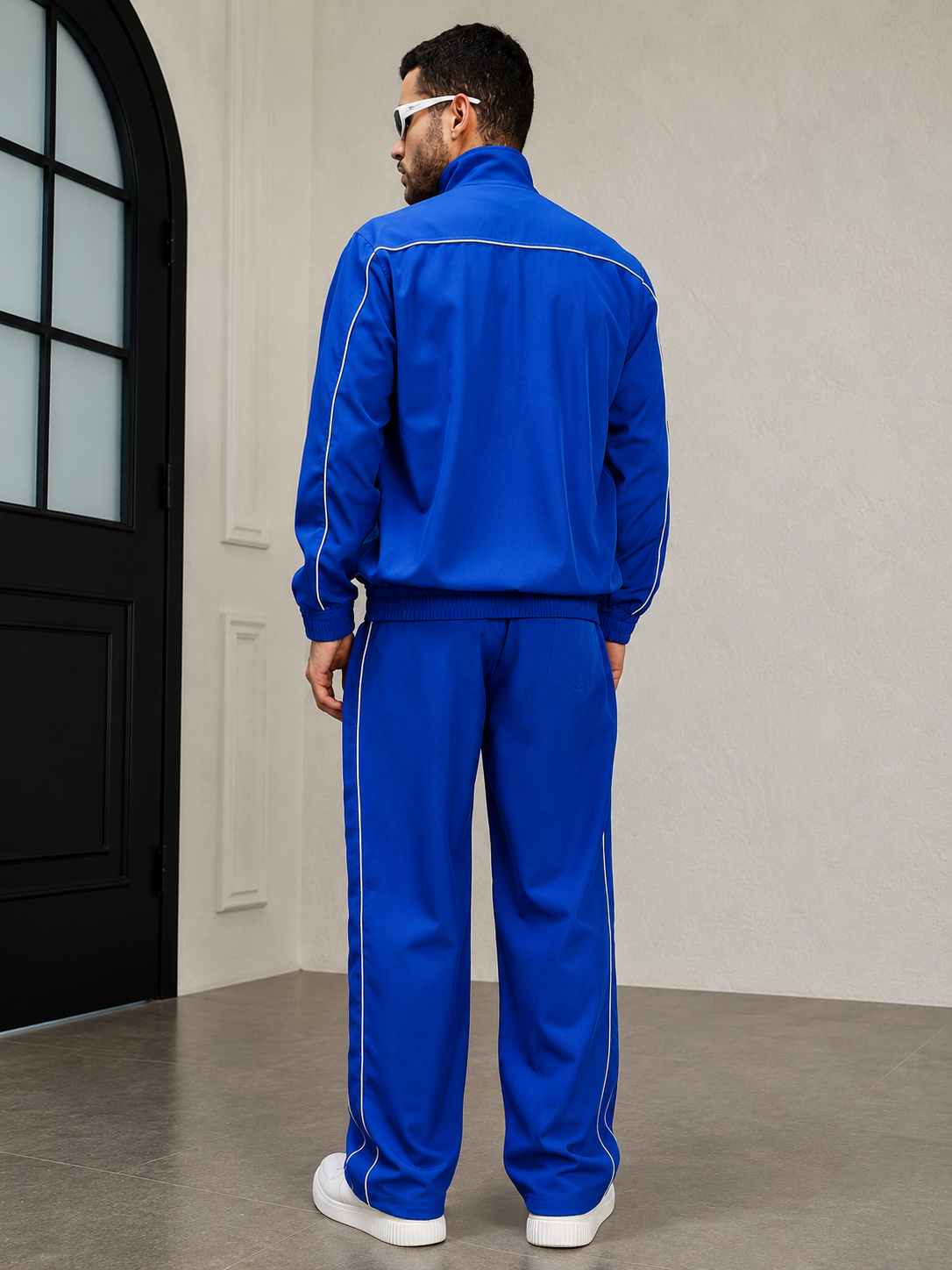 RAIDER CO-ORD SET BLUE WITH WHITE ACCENTS