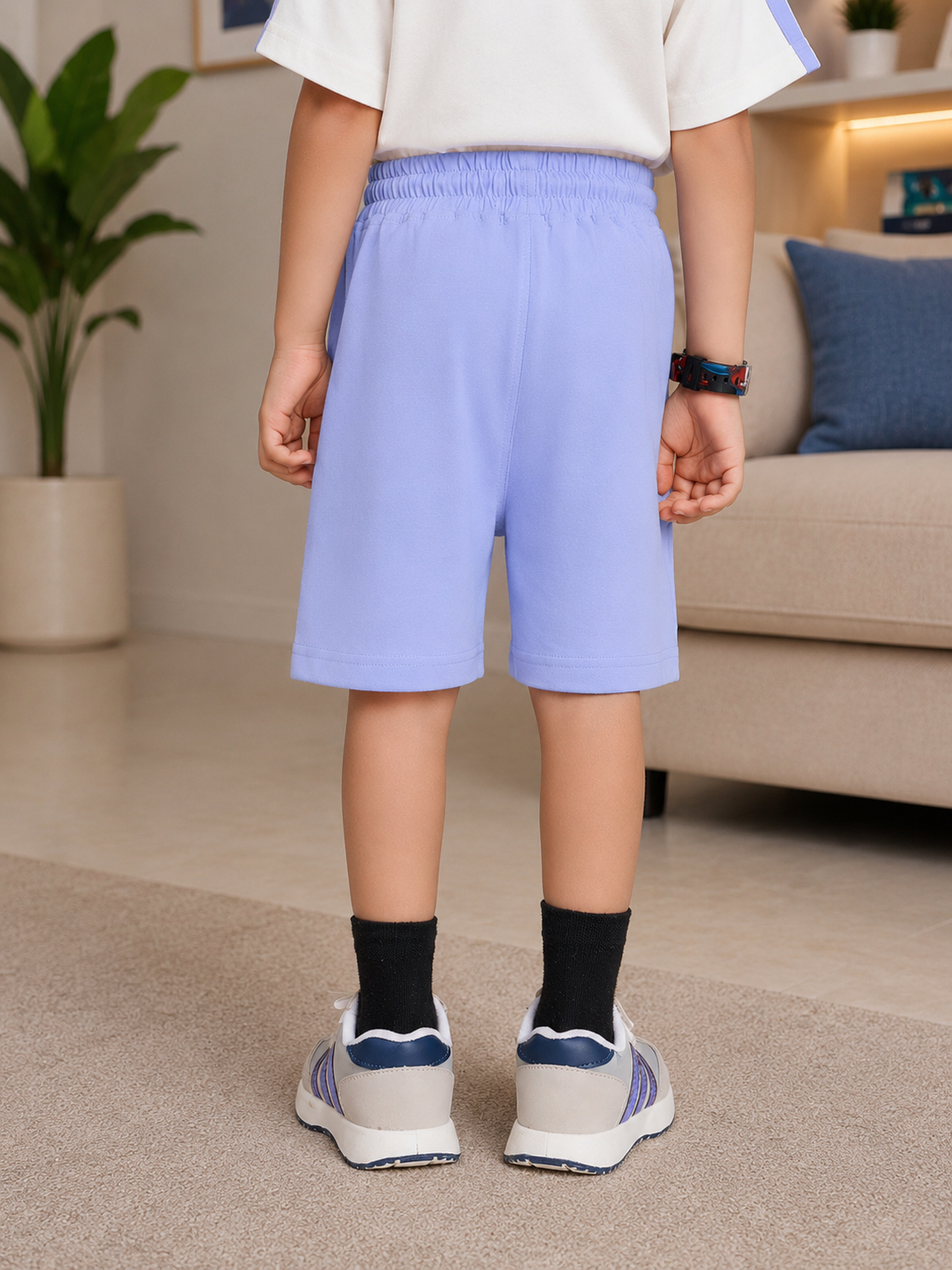 LIL CAT CLUB CO-ORD FOR BOYS GIRLS WHITE LAVENDER