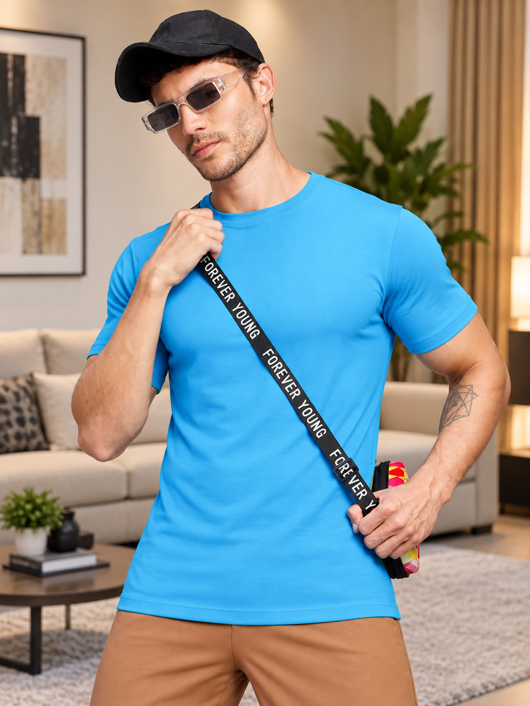 CLASSIC SLIM FIT T-SHIRT BLUE