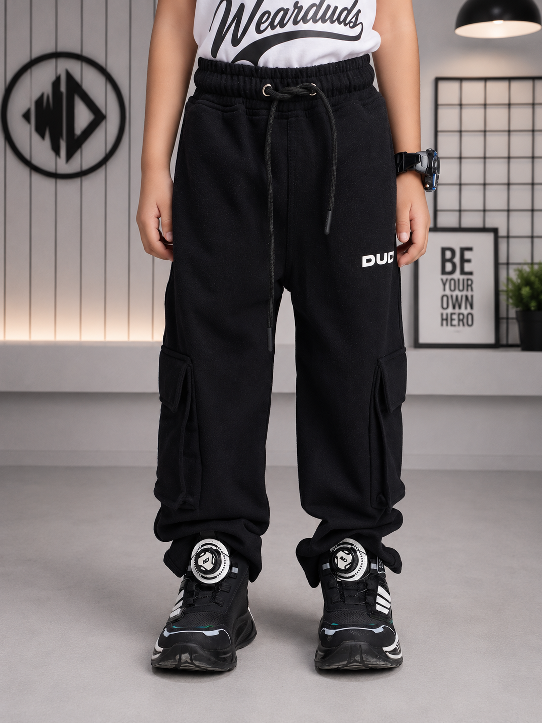 EVERYDAY ADVENTURE JOGGER FOR BOYS GIRLS BLACK