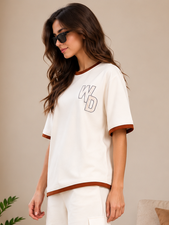 WOMEN DOWNTOWN RELAXED FIT T-SHIRT WHITE