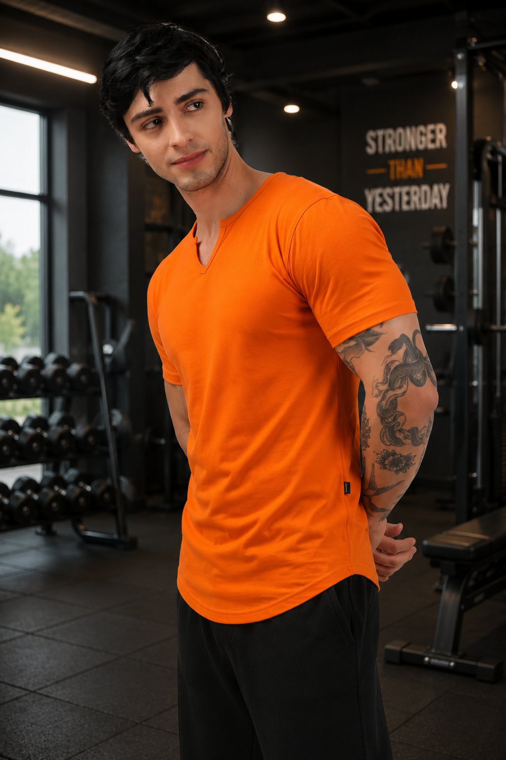 VIKING REGULAR FIT T-SHIRT ORANGE
