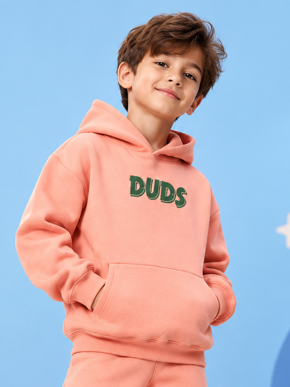 JUDY NICK ZOOTOPIA FLEECE HOODIE PEACH