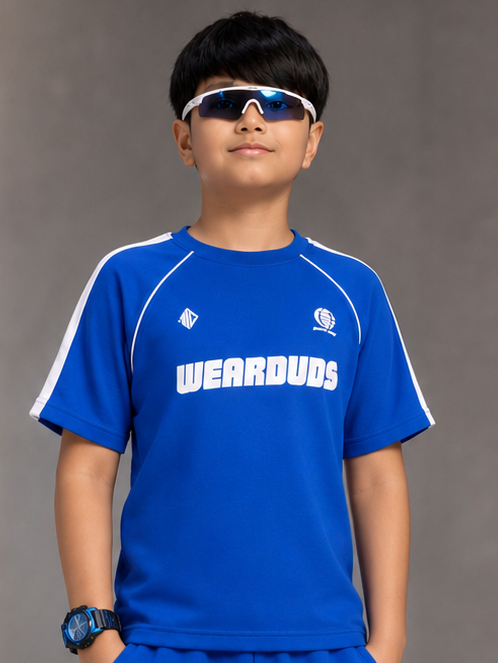 KIDS ROSTER T-SHIRT BOYS GIRLS BLUE
