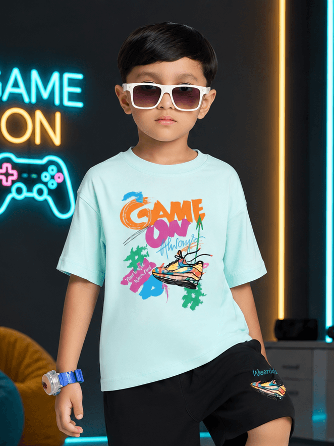ICE MINT GAME SHORTS FOR BOYS GIRLS BLACK