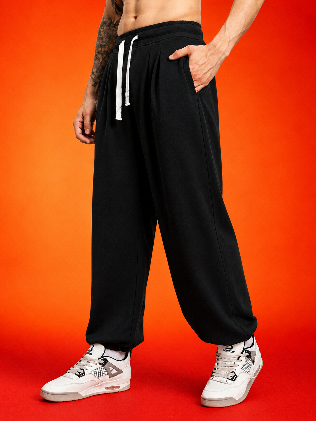 COOLFIT BAGGY LOOSE FIT JOGGER BLACK