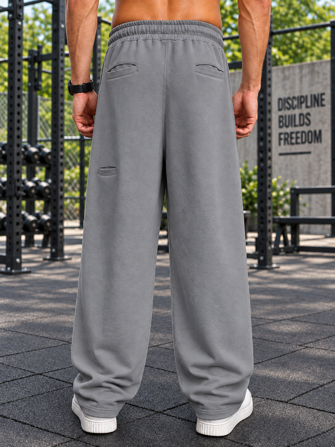 CARABINER UTILITY BAGGY JOGGERS GREY