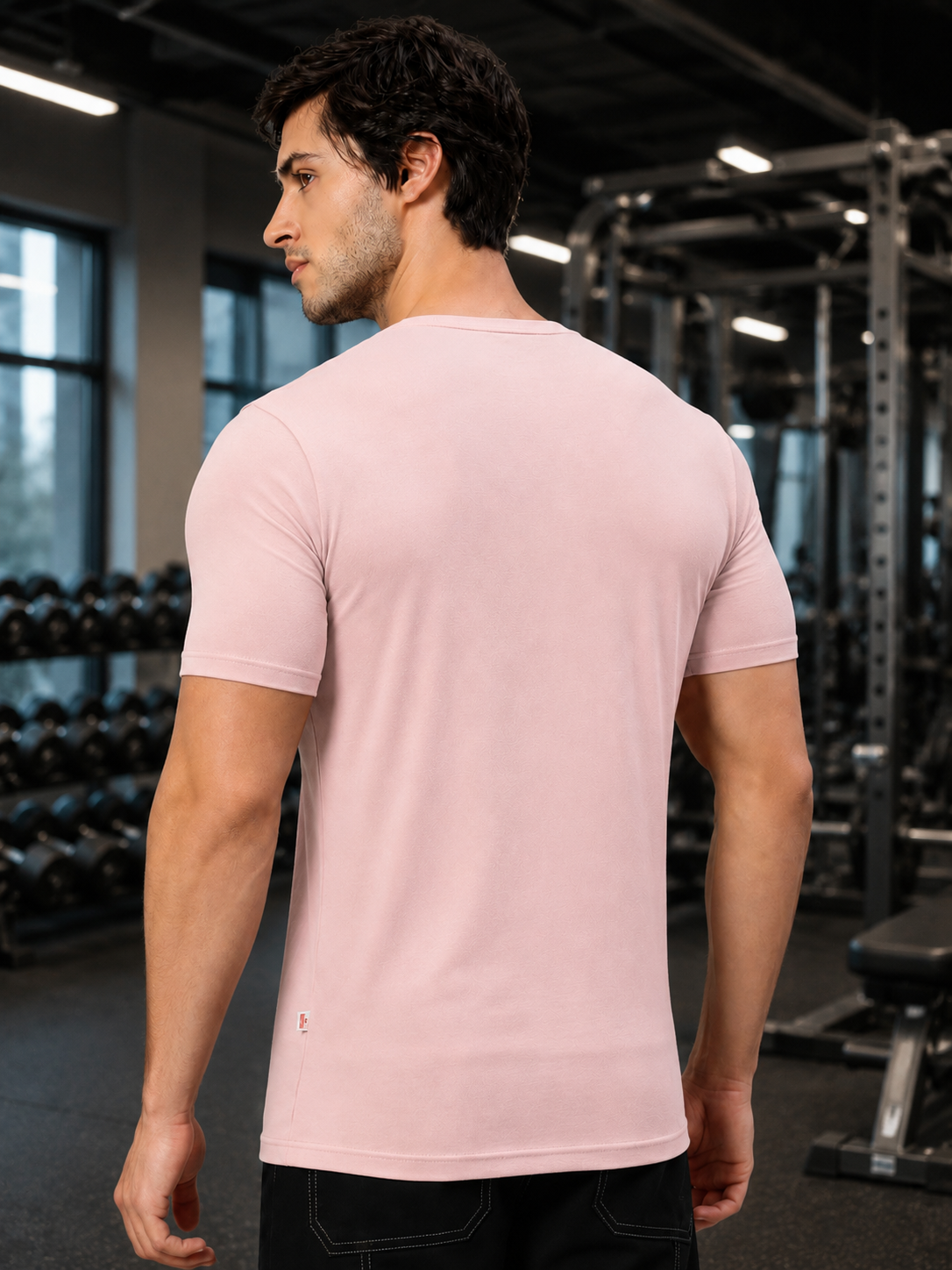 BEDROCK FIT REGULAR FIT T-SHIRT BABY PINK