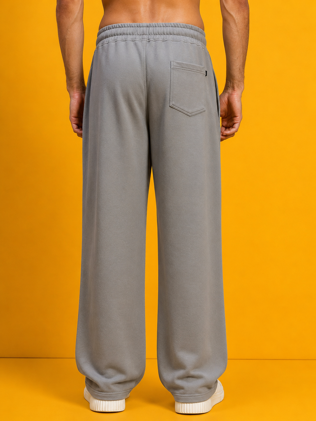 DRAPE TAILORED FIT JOGGERS GREY