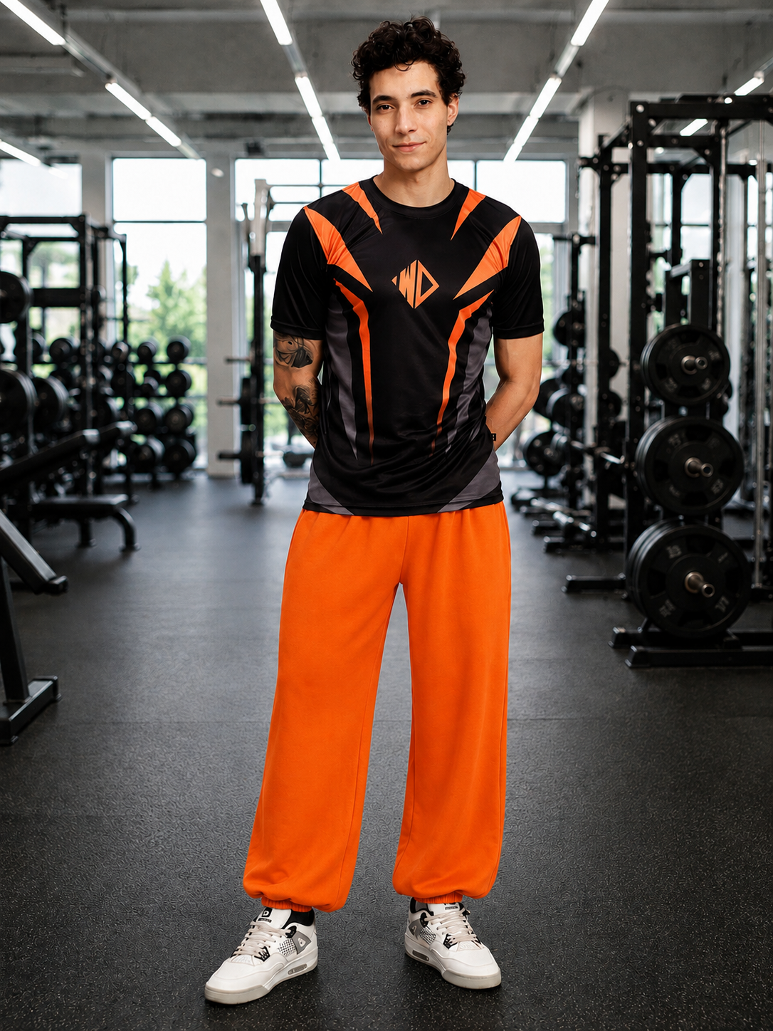 COOLFIT BAGGY LOOSE FIT JOGGER ORANGE