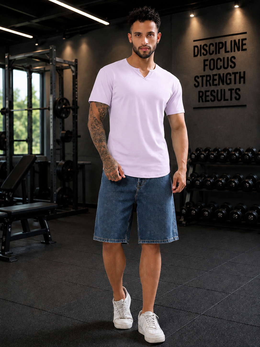 VIKING REGULAR FIT T-SHIRT LILAC