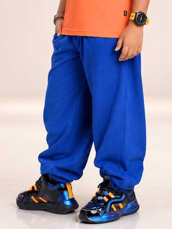 COOLFIT JOGGER FOR BOYS GIRLS BLUE, stylish blue joggers for active kids, perfect for playtime and casual outings.