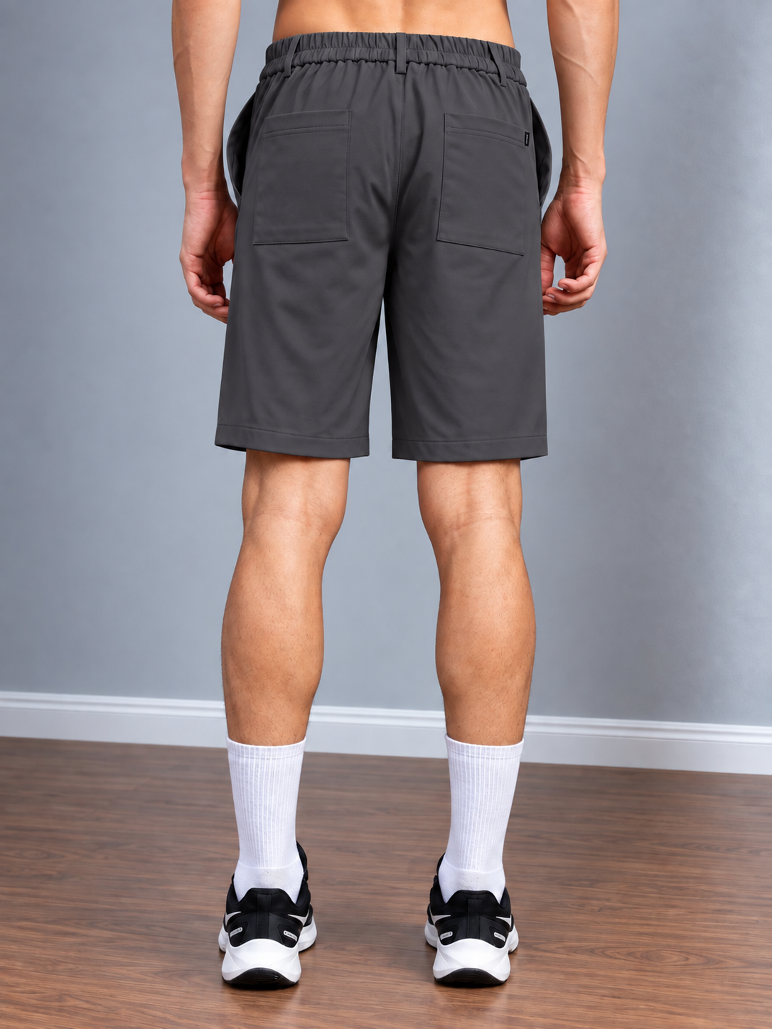 BERMUDA OVERSIZED POCKET SHORTS GREY