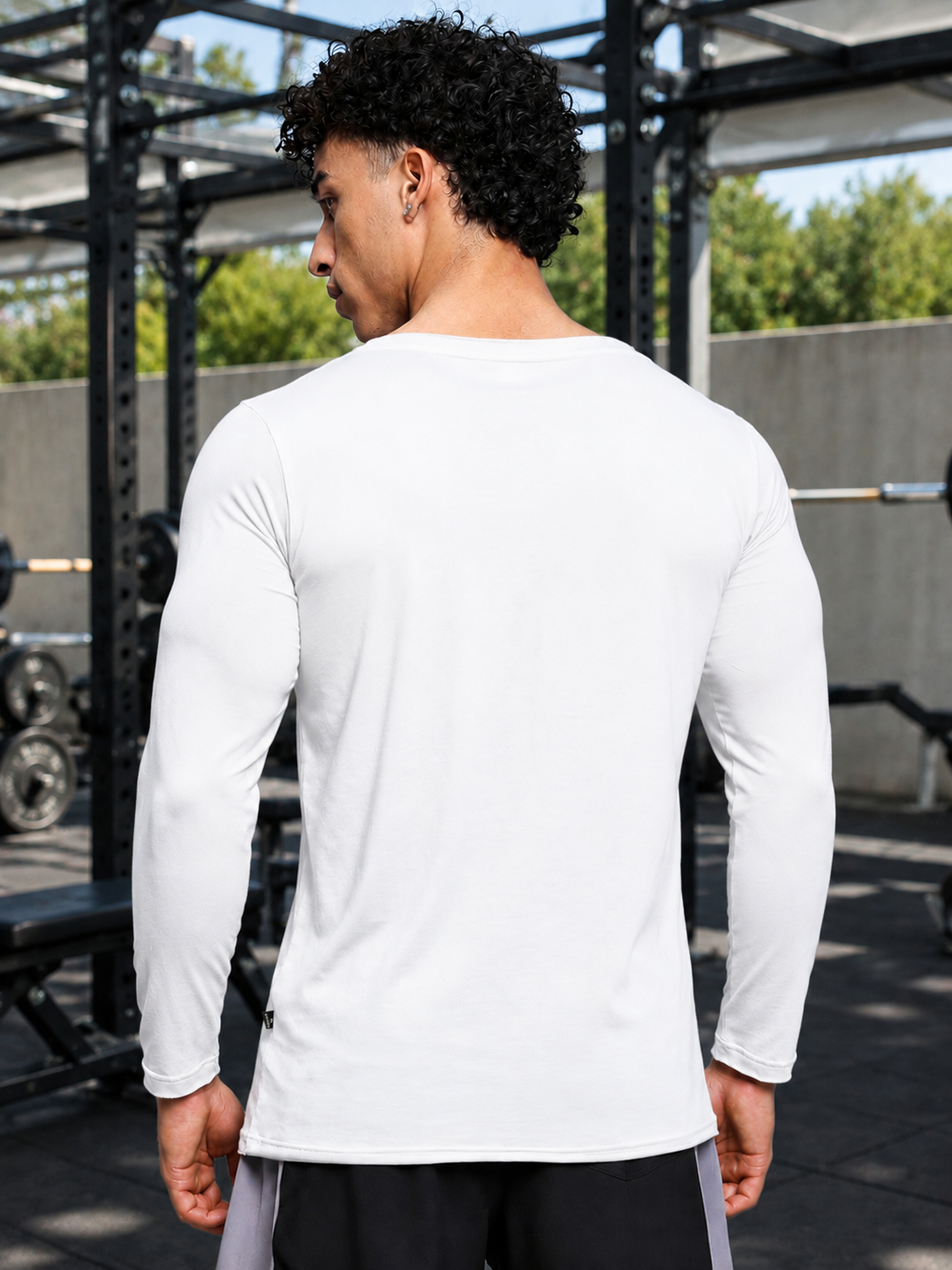 JOEL SLIM FIT SWEATSHIRT WHITE