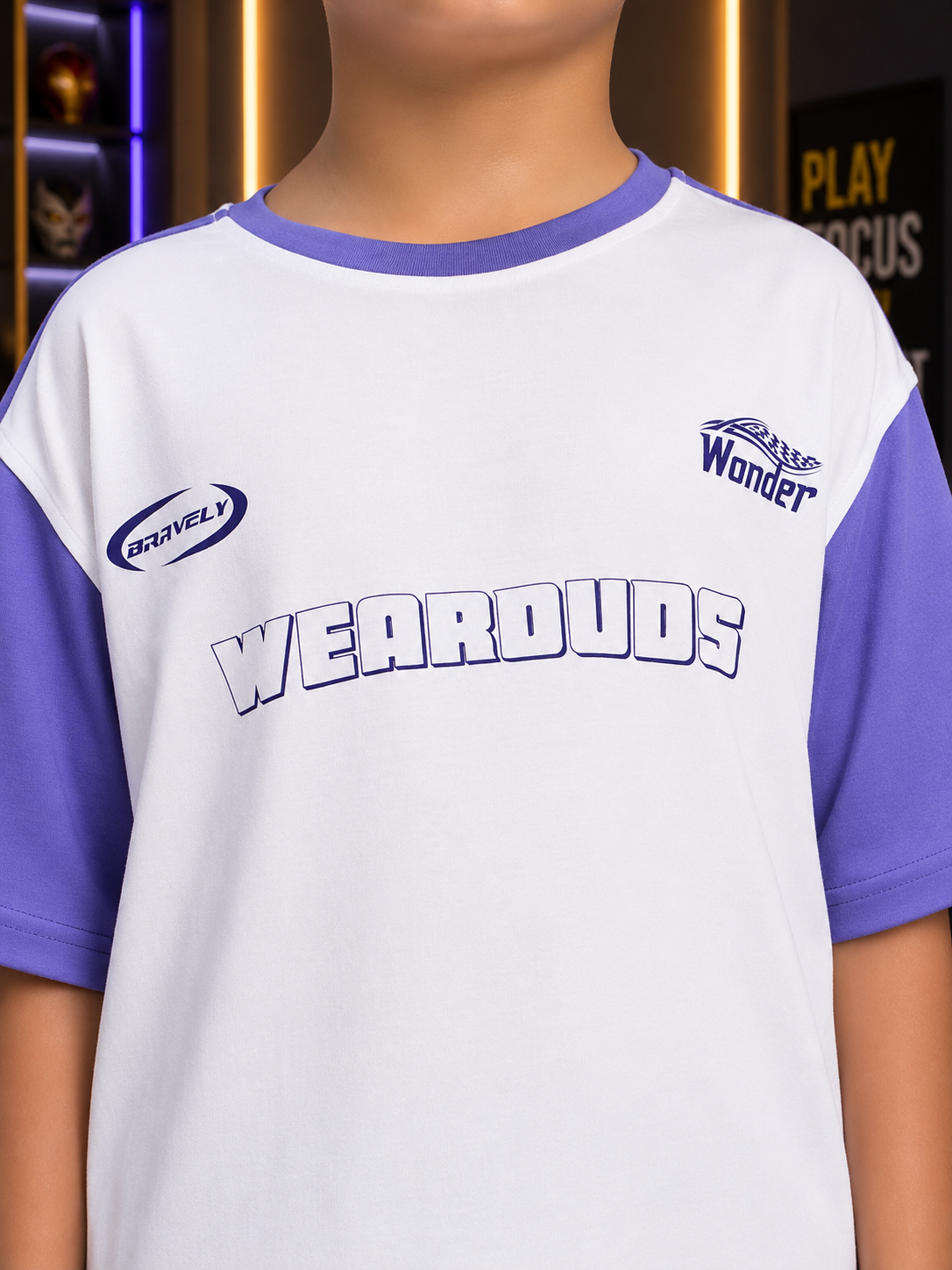 STREET WONDER T-SHIRT FOR BOYS GIRLS WHITE