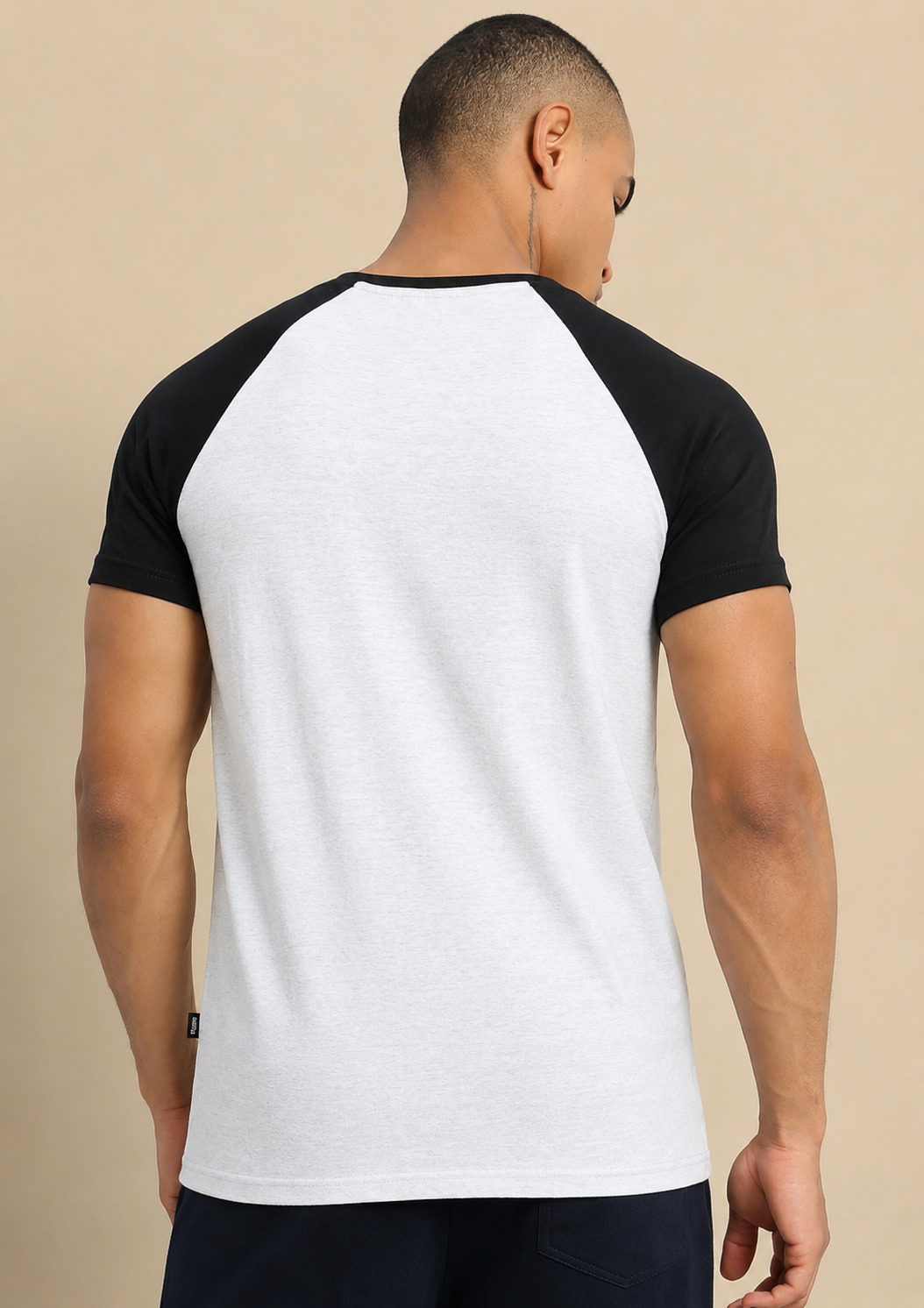 VERPA REGULAR FIT T-SHIRT GREY MELANGE