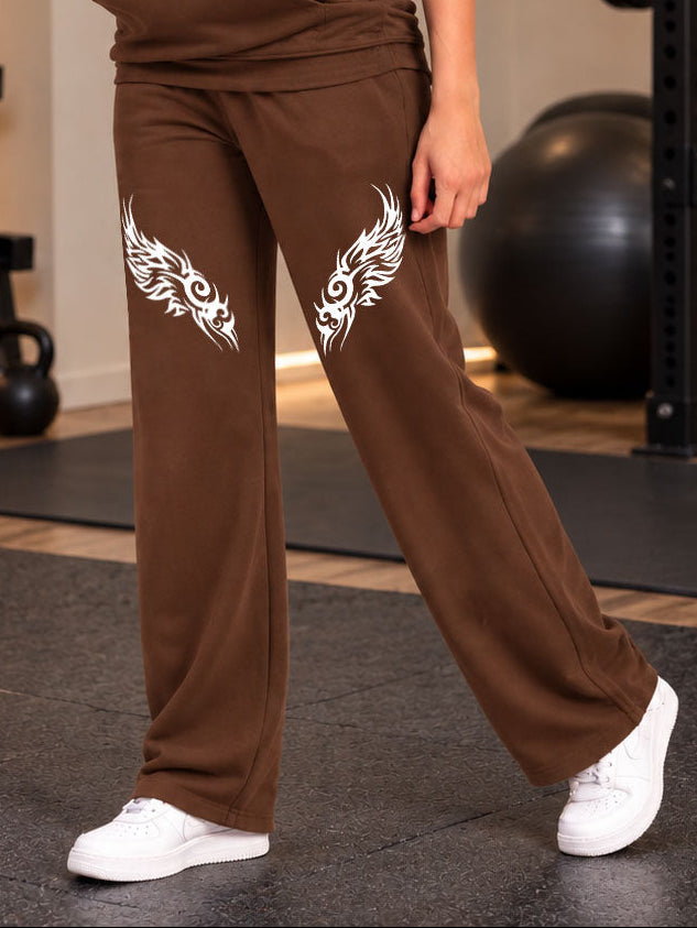 WOMEN TRIBAL CASUAL JOGGERS BROWN