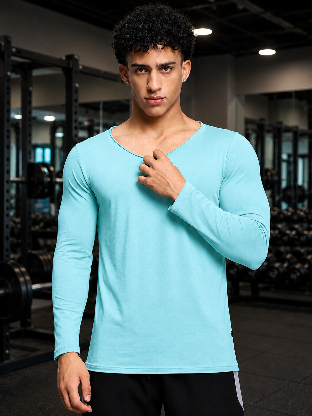 JOEL SLIM FIT SWEATSHIRT SKY BLUE