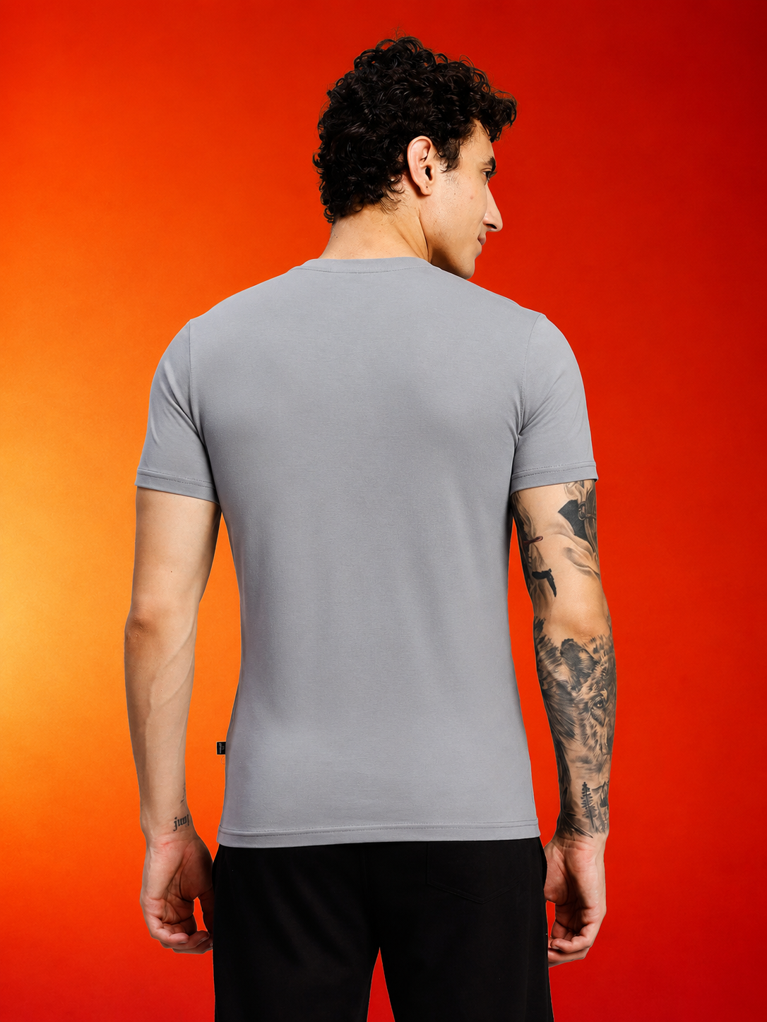 CORE SHORT REGULAR FIT T-SHIRT GREY