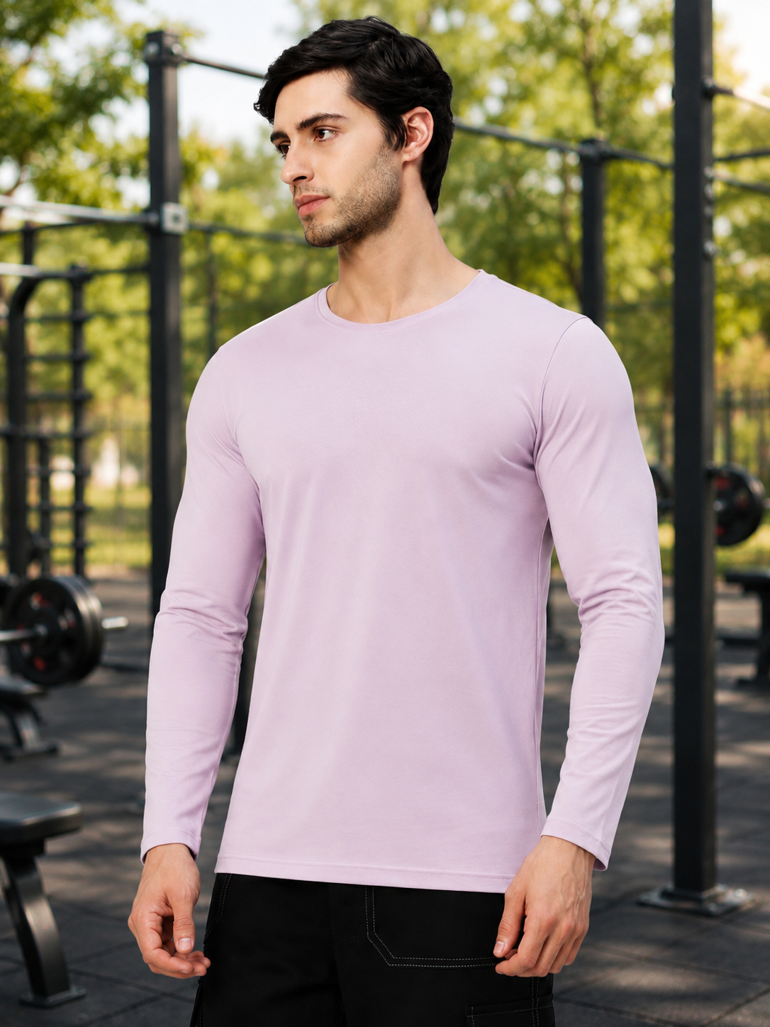 OMNI SLIM FIT SWEATSHIRT LILAC