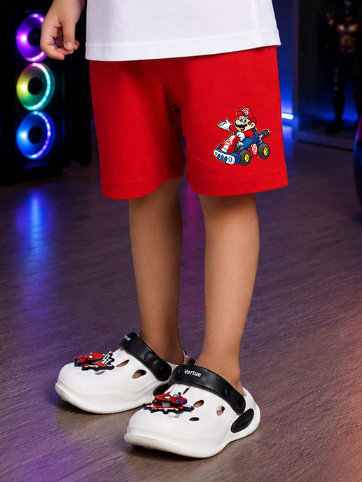 SUPER MARIO COOL SHORTS FOR BOYS GIRLS RED