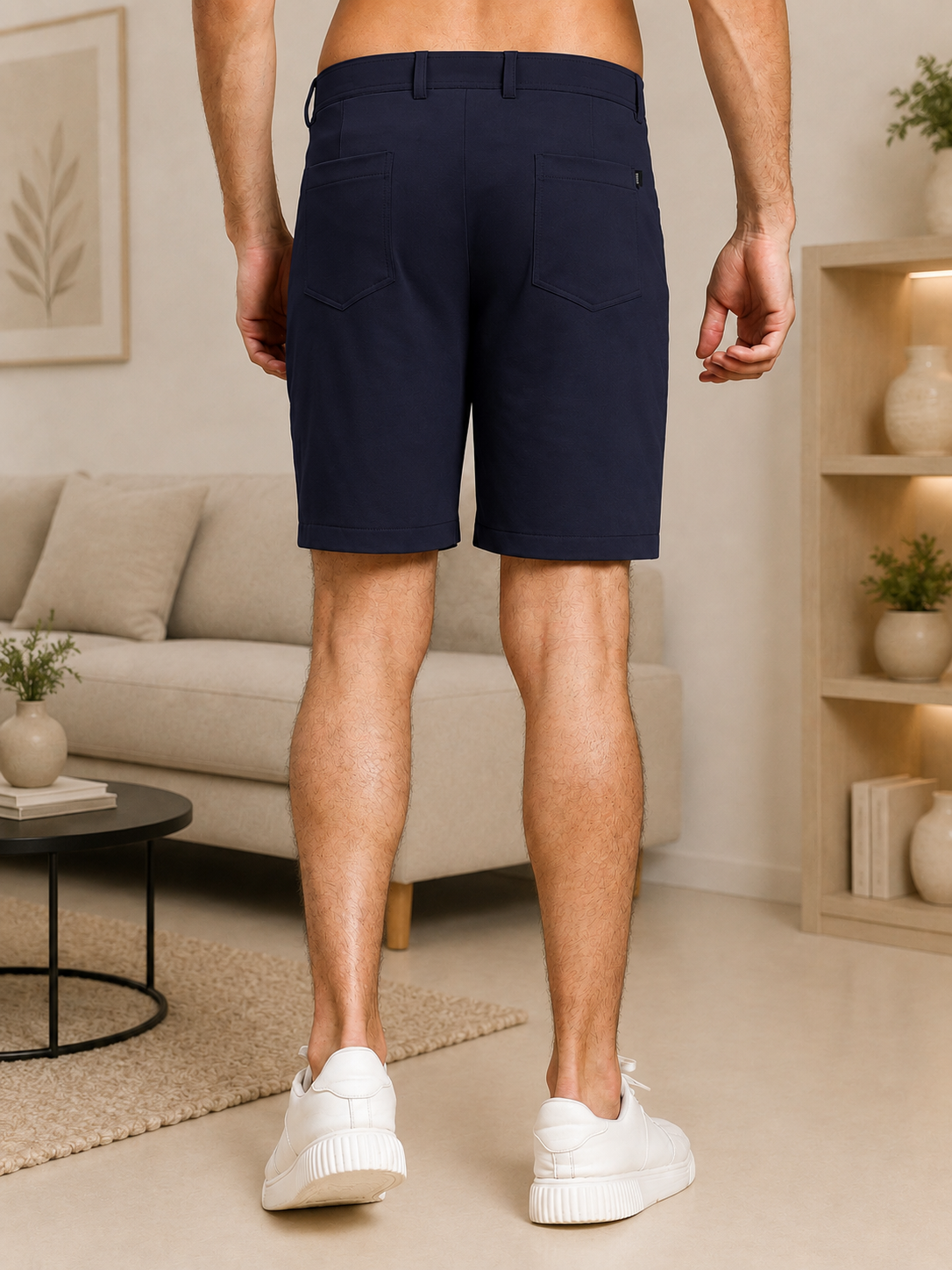PRIME FIT PERFORMANCE REGULAR SHORTS NAVY BLUE