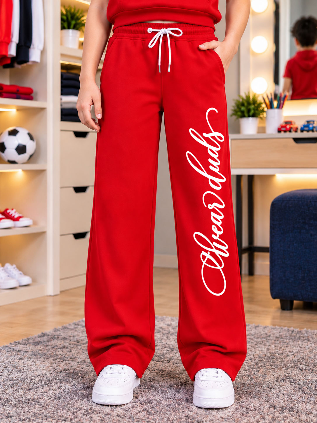 BUILDS FREEDOM JOGGER FOR BOYS GIRLS RED