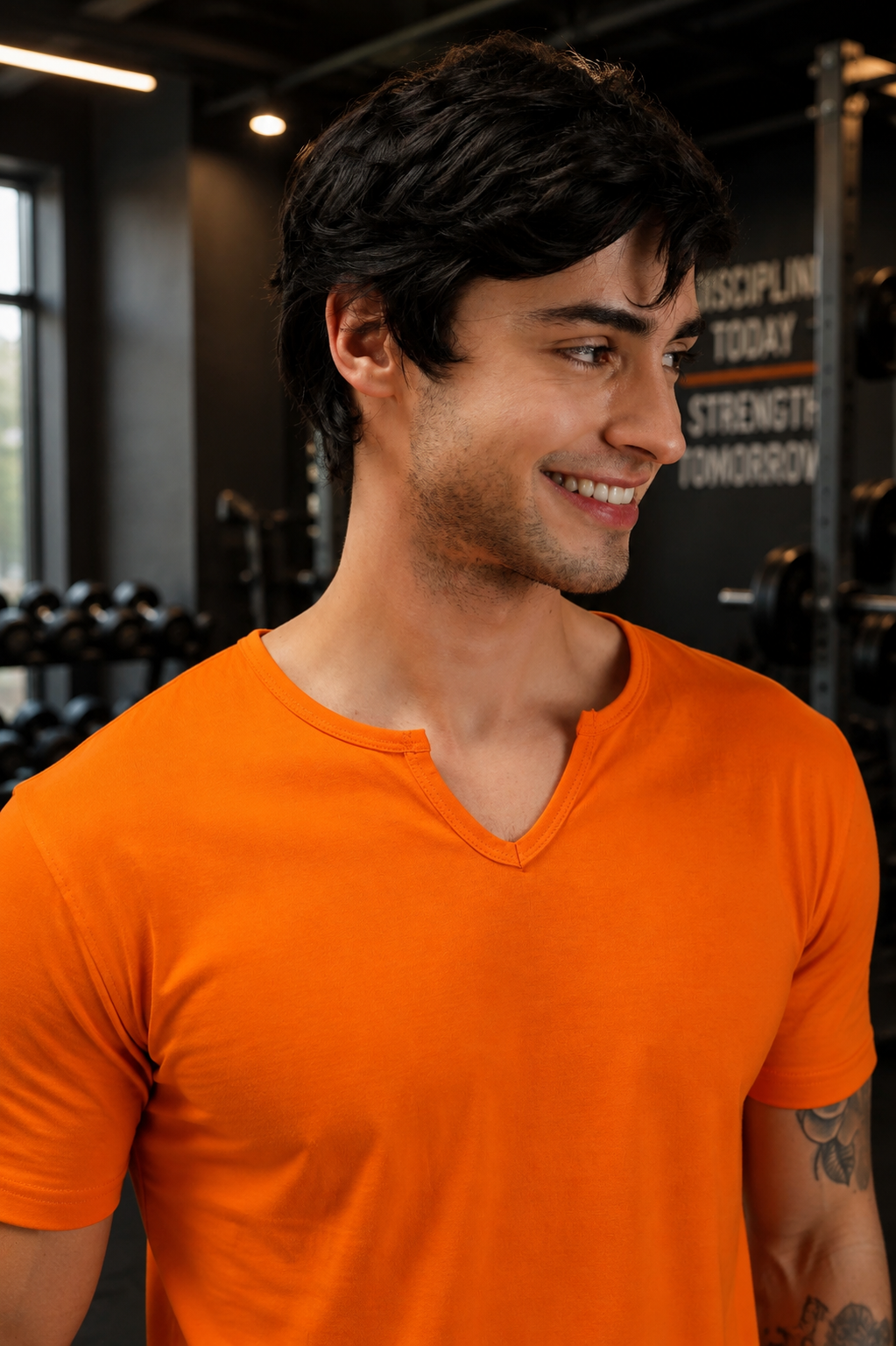 VIKING REGULAR FIT T-SHIRT ORANGE