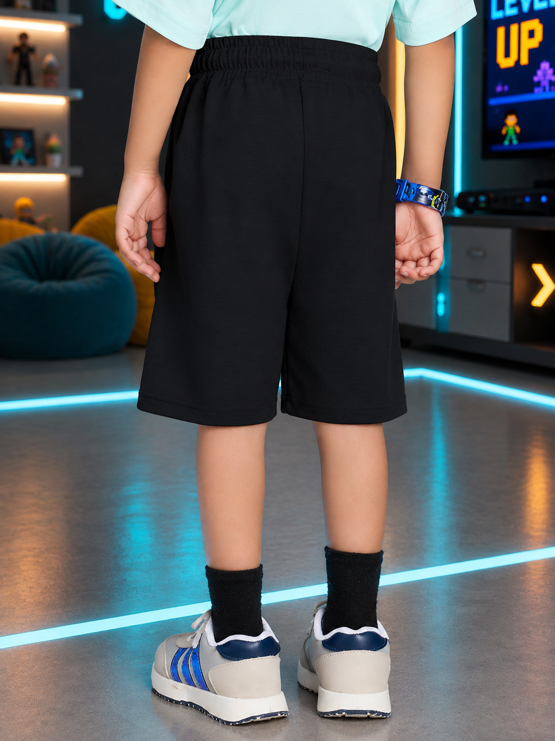ICE MINT GAME SHORTS FOR BOYS GIRLS BLACK