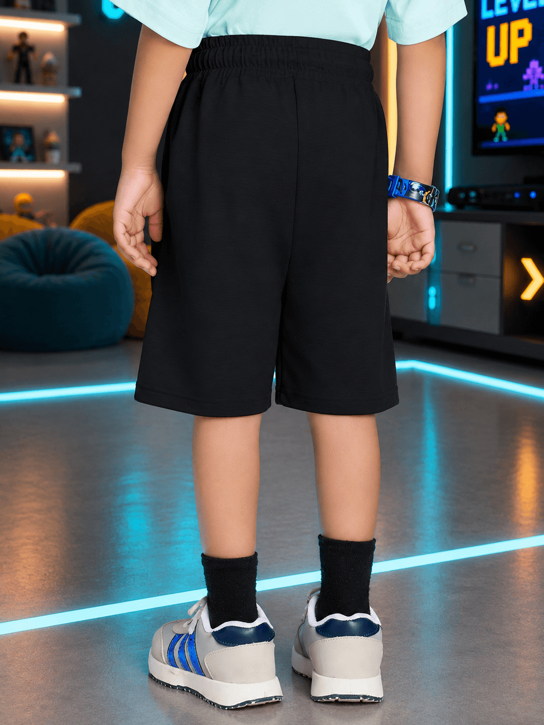 ICE MINT GAME SHORTS FOR BOYS GIRLS BLACK