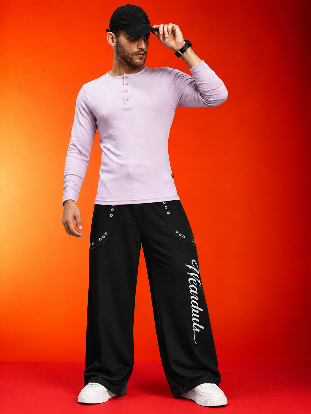 STREETWEAR LOOSE-FIT GRAPHIC BLACK