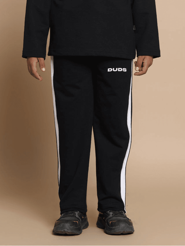 FUN - BABE JOGGERS FOR BOYS GIRLS BLACK - KIDS JOGGER