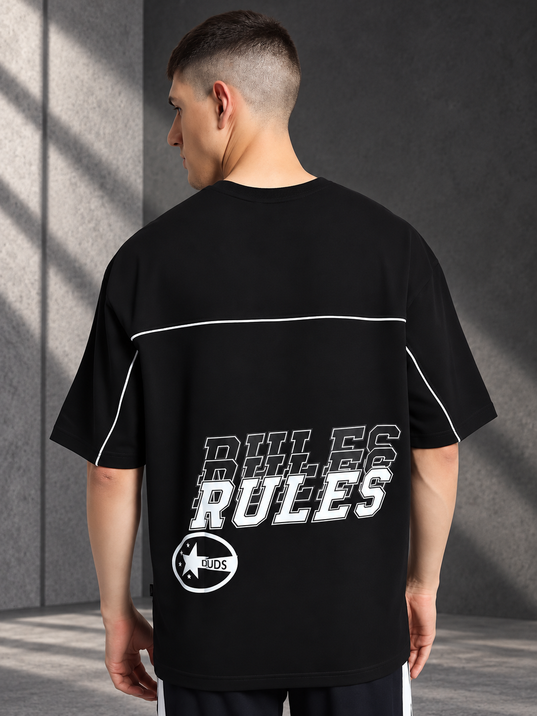 GALAXY OVER-SIZED T-SHIRT BLACK