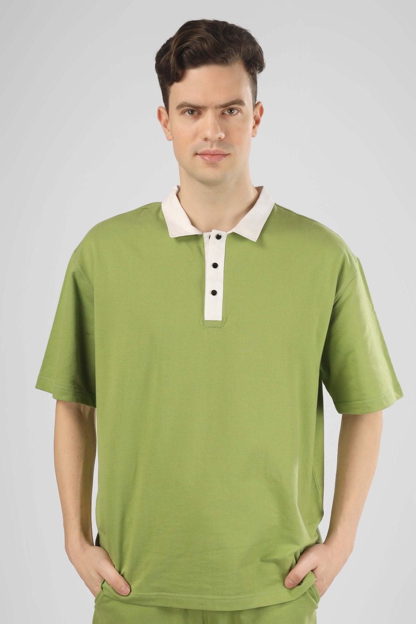 GLAZY COTTON CO - ORD SET PISTA GREEN - CO - ORD SET
