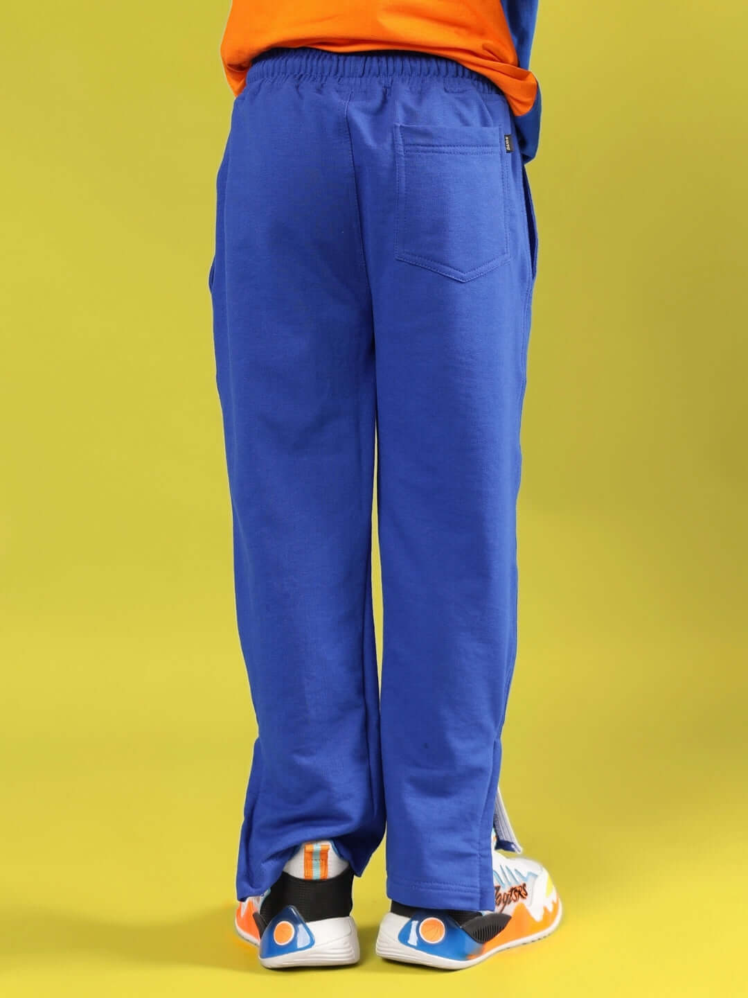 HERSHEY JOGGER FOR BOYS & GIRLS ROYAL BLUE, stylish kids' joggers, rear view, vibrant color, comfortable fit for active lifestyle