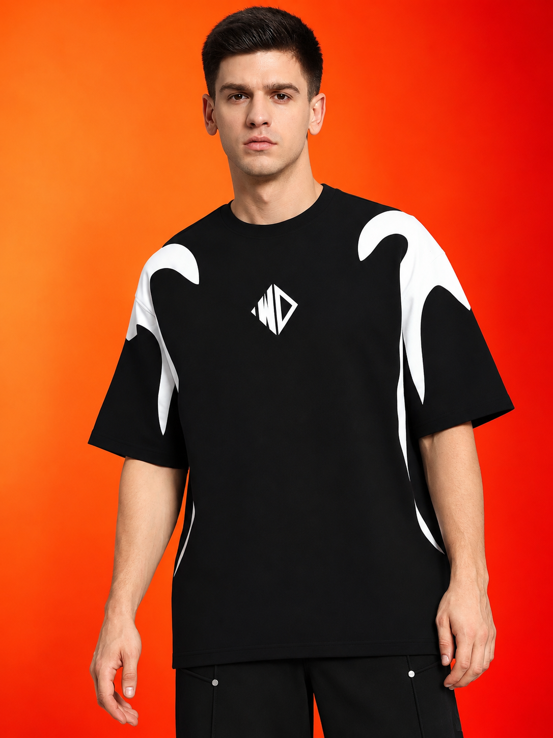 INFINITY SAGA OVER-SIZED T-SHIRT BLACK