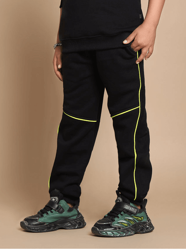 INNOCENT FLEECE CO - ORD SET BOYS GIRLS BLACK - KIDS CO - ORD SET