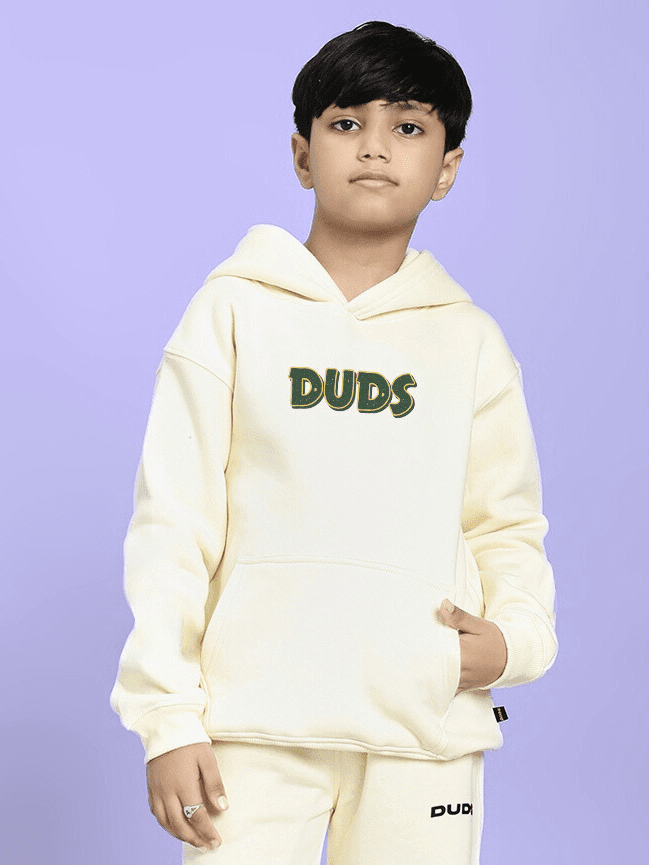 JUDY NICK ZOOTOPIA FLEECE HOODIE FOR BOYS GIRLS OFF WHITE - KIDS HOODIE