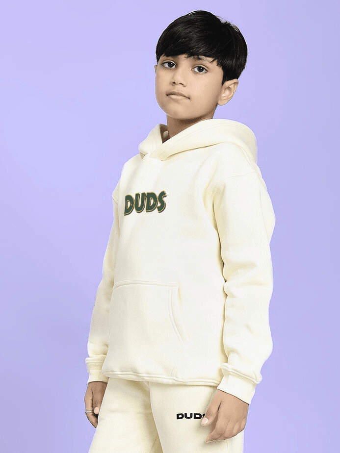 JUDY NICK ZOOTOPIA FLEECE HOODIE FOR BOYS GIRLS OFF WHITE - KIDS HOODIE