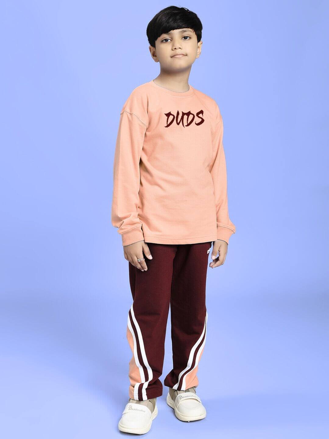 KOI FISH HARMONY SWEATSHIRT FOR BOYS AND GIRLS PEACH - KIDS SWEATSHIRT